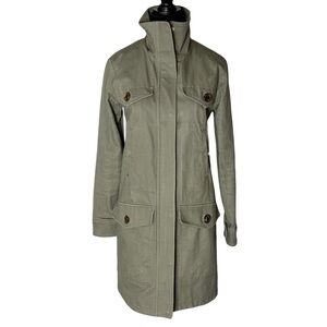 MACKAGE Olive Green Khaki Della Utility Jacket Coat Removable Quilted Lining XS